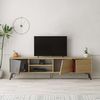 Mueble Tv Fiona | Venprodin | 180 Cm | Roble - Gris