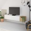 Mueble Tv Aulos 2 Cajones 1 Estante