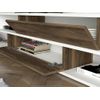 Mueble De Tv De Pared Marofari  176x31.5x39.6 Cm Color Color Natural Oscuro, Blanco Vente-unique