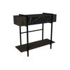 Mesa Consola Chenoa  90x29.6x82 Cm Color Negro, Color Natural Oscuro Vente-unique