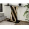 Mesa Consola Orsona  90x29.6x76.8 Cm Color Negro, Dorado Vente-unique