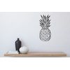 Decoración De Pared Ananas, W22xd0,15xh55 Cm,  Color Negro