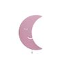 Lámpara De Pared Smiling Moon, 25x3x40 Cm, Color Rosa