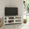 Mueble De Tv De Esquina Con 3 Estantes L114 Cm - Thales