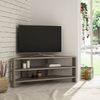 Mueble De Tv De Esquina Con 3 Estantes L114 Cm - Thales