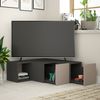 Mueble De Tv De Esquina Con 2 Cajones Y 1 Estante L90 Cm - Compact