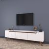 Mueble De Tv 3 Puertas Blanco - L180 Cm