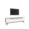 Mueble De Tv 3 Puertas Blanco - L180 Cm