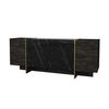 Aparador Bajo Cadeba  180x46.6x75.5 Cm Color Negro Venta-unica