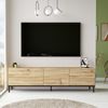 Mueble Luvio Tv Patas De Metal