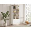 Librería Lotula  75.5x26.8x168.3 Cm Color Color Natural Claro, Blanco Vente-unique