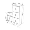 Mueble Para Zapatos 4 Puertas L105 Cm - Dude