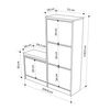 Mueble Para Zapatos 4 Puertas L105 Cm - Dude