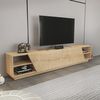 Mueble De Tv 4 Estantes 2 Puertas L240 Cm - Rhodes