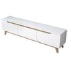 Mueble De Tv 3 Puertas Blanco - L180 Cm