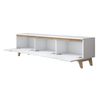 Mueble De Tv 3 Puertas Blanco - L180 Cm