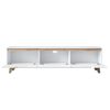 Mueble De Tv 3 Puertas Blanco - L180 Cm