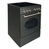 Cocina Electrica 50x50 Vtc Vitro Negra 50 Cm Solthermic