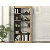 Librería Silomai  75x25x148.6 Cm Color Gris Antracita, Color Natural Claro Vente-unique