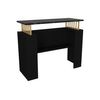 Mesa Consola Liriona  90x35x74.8 Cm Color Negro, Dorado Vente-unique