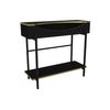 Mesa Consola Meriova  90x29.6x80 Cm Color Negro, Dorado Vente-unique