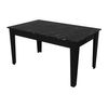 Mesa Fija Perlinea  145x88x75 Cm Color Negro Vente-unique