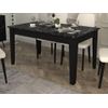 Mesa Fija Perlinea  145x88x75 Cm Color Negro Vente-unique