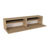 Mueble De Tv Suspendido Kiriya  180x36.8x42.5 Cm Color Color Natural Claro Vente-unique