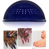 Lámpara De Uñas Luz Led Uv, Secador De Gel 150 W, 57 Led Con Soporte Para Teléfono, Manicura Profesional (rosa)