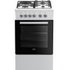 Beko Cocina Combinada 60l 4 Fuegos Blanca - Fss53000dw