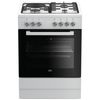 Beko Cocina Mixta 72l 4 Fuegos Blanca - Fse63120dwcs