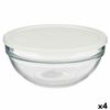 Fiambrera Redonda Con Tapa Chefs Blanco 1,135 L 17,2 X 7,6 X 17,2 Cm (4 Unidades)