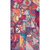 Alfombra Impresa Mandala Mosaic 1, 60 X 100 Cm, Color Multicolor