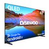 Televisor Smart Tv Daewoo 65dm73qa1 65'' 4k Uhd Qled Android 11 Control Por Voz E Negro