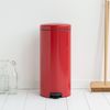 Brabantia Cubo De Basura Rojo Pasión 30l Con Pedal - 111808