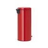 Brabantia Cubo De Basura Rojo Pasión 30l Con Pedal - 111808