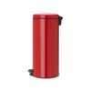 Brabantia Cubo De Basura Rojo Pasión 30l Con Pedal - 111808