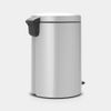 Cubo De Basura Brabantia Newicon Metallic Grey 20l