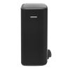 Brabantia Papelera Con Pedal 2x30l Negro Mate - 211508