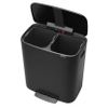 Brabantia Papelera Con Pedal 2x30l Negro Mate - 211508