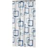 Cortina De Ducha Retro Azul 180x200 Cm Sealskin