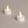 Pack 2 Velas Led Mini Con Batería Viseg Blanco