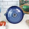 Cocotte Para Sopa Olla Hierro Fundido Esmantada Maxwork 24x11cm - Azul