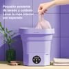 Lavadora Portátil Plegable 7 Litros-1.55kg-maxwork-morado