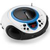 Lenco Radio Reproductor De Cd Scd-38 Azul Y Blanco A001218