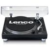 Lenco L-3809 Tocadiscos De Tracción Directa Negro, Plata Manual