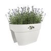 Maceta Vibia Campana Flower Bridge 40 - Blanco -26 X39 X22 Cm Elho