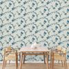 Papel Pintado Flower Azul Claro Dutch Wallcoverings