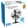 Ventilador De Mesa Retro Dft35z Negro 35 Cm 35 W Bestron