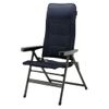 Silla De Camping Plegable Lujosa Monaco Comfort Azul Travellife